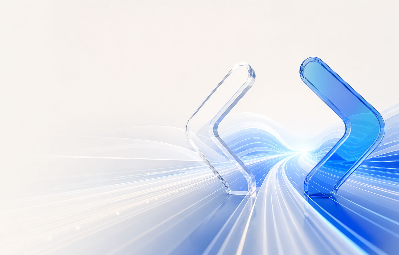 Portal luminoso inspirado en el símbolo de Asesorías DGTL